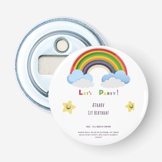 Rainbow Flaschenöffner (Vorderseite)