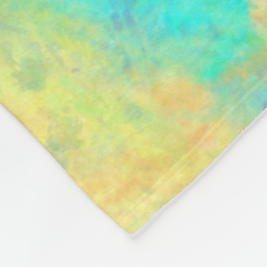 Rainbow Fleece Blanket (Ecke)