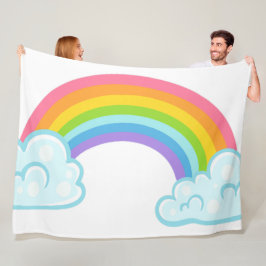 Rainbow Fleece Blanket
