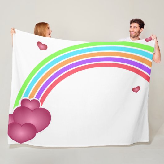 Rainbow Fleece Blanket (Beispiel)
