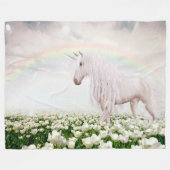 Rainbow Fleece Blanket (Vorderseite (Horizontal))