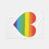 Rainbow Fleecedecke (Vorderseite (Horizontal))