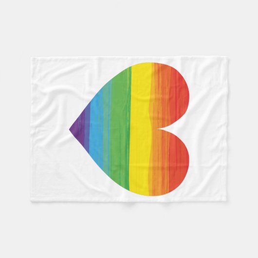 Rainbow Fleecedecke (Vorderseite (Horizontal))