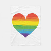 Rainbow Fleecedecke (Vorderseite)