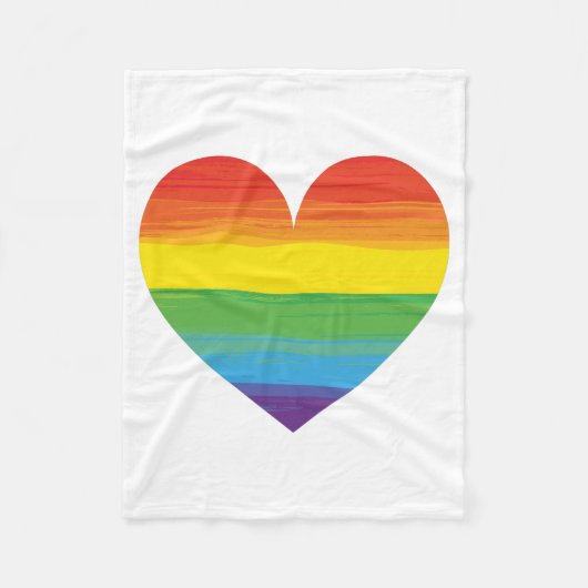 Rainbow Fleecedecke (Vorderseite)