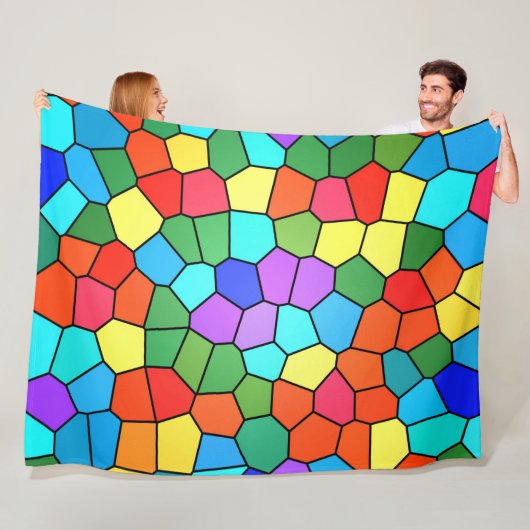 Rainbow Fleecedecke (Beispiel)