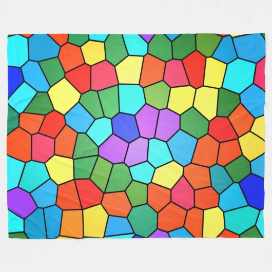 Rainbow Fleecedecke (Vorderseite (Horizontal))