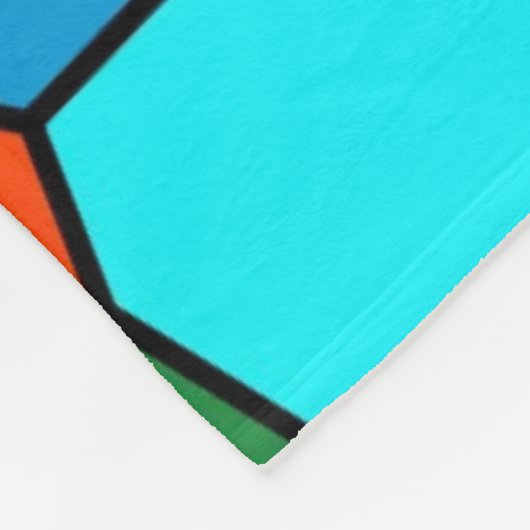 Rainbow Fleecedecke (Ecke)