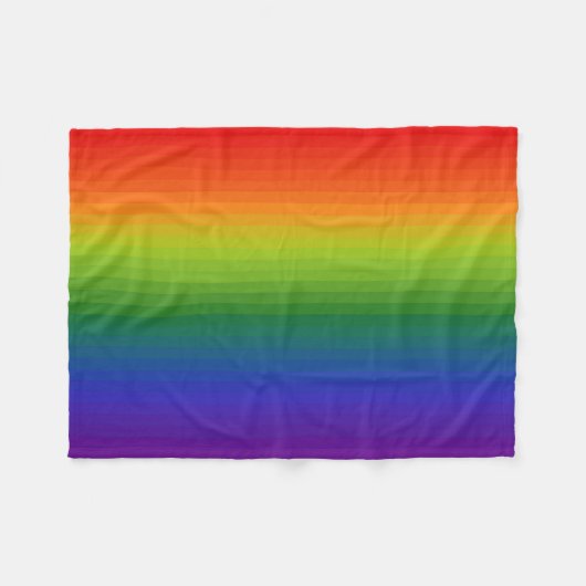 Rainbow Fleecedecke (Vorderseite (Horizontal))