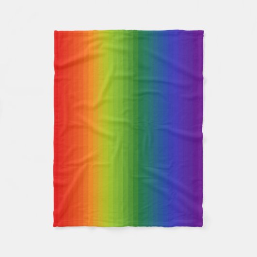 Rainbow Fleecedecke (Vorderseite)