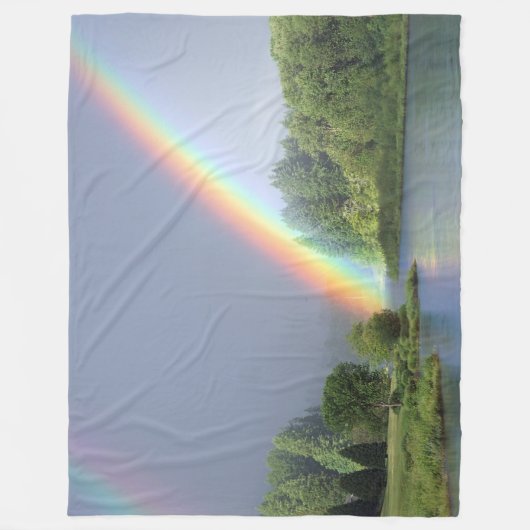 Rainbow Fleecedecke (Vorderseite)