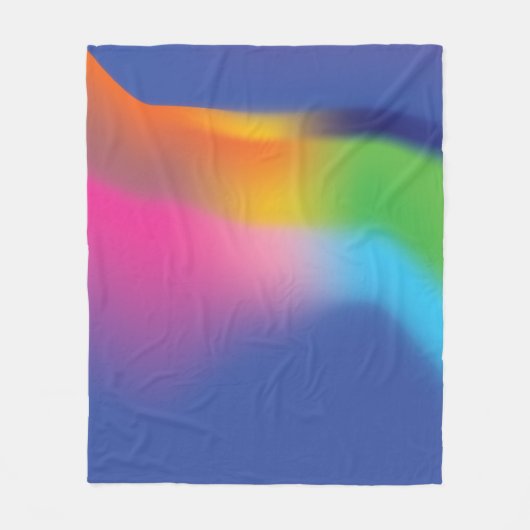 Rainbow Fleecedecke (Vorderseite)