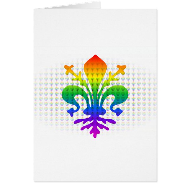 Rainbow Fleur-de-lis (Vorne)