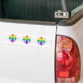 Rainbow Fleur-de-lis Autoaufkleber (Auf Lkw)