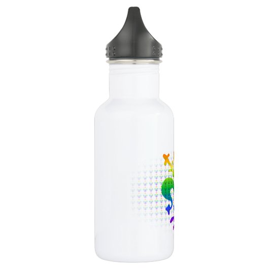 Rainbow Fleur-de-lis Edelstahlflasche (Links)