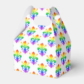 Rainbow Fleur-de-lis Geschenkschachtel (Vorderseite)