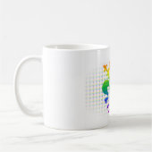 Rainbow Fleur-de-lis Kaffeetasse (Links)
