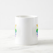 Rainbow Fleur-de-lis Kaffeetasse (Mittel)