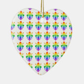 Rainbow Fleur-de-lis Keramikornament (Rechts)