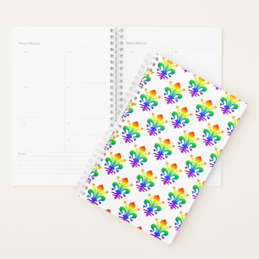 Rainbow Fleur-de-lis Planer (Anzeige)