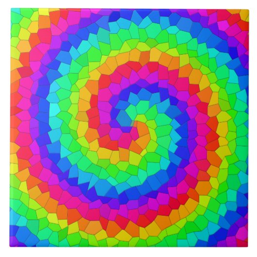 Rainbow Fliese (Vorderseite)