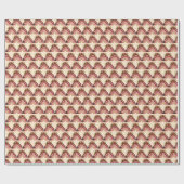 Rainbow Floral Baby Shower Gender Neutral Girl Geschenkpapier (Flach)