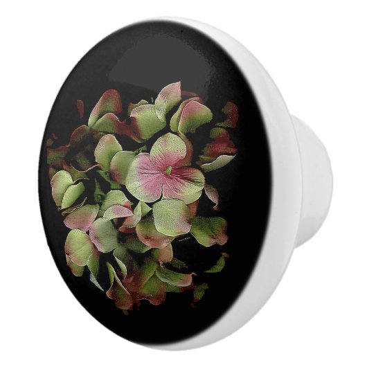 Rainbow Floral Ceramic Drawer Pull Keramikknauf (Rechts)