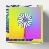 Rainbow Floral Gift Square Geschenkschachtel (Oben)