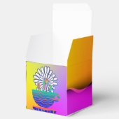 Rainbow Floral Gift Square Geschenkschachtel (Geöffnet)