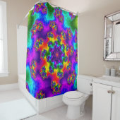 Rainbow Floral Sprinkles Duschvorhang (Beispiel)