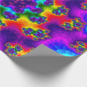 Rainbow Floral Sprinkles Geschenkpapier (Ecke)