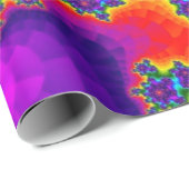 Rainbow Floral Sprinkles Geschenkpapier (Rolleneckpunkt)