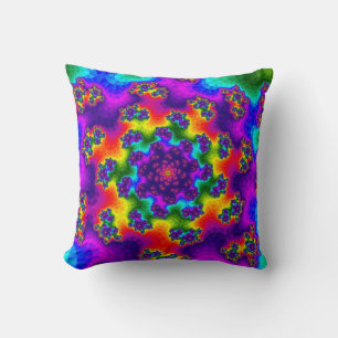 Rainbow Floral Sprinkles Kissen