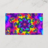 Rainbow Floral Sprinkles Visitenkarte (Vorderseite)