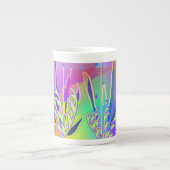Rainbow Florals Porzellantasse (Vorderseite)