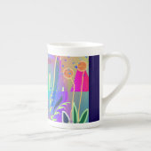 Rainbow Florals Porzellantasse (Rechts)