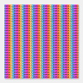 Rainbow Florets Tapete (Vorderseite)