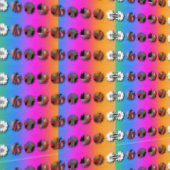 Rainbow Florets Tapete (Naht)