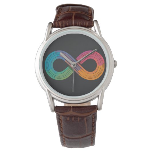 Rainbow Flow Armbanduhr (Vorderseite)