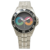 Rainbow Flow Armbanduhr (Vorderseite)
