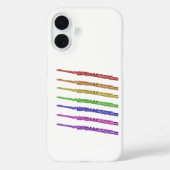 Rainbow Flutes farbenfroh Case-Mate iPhone Hülle (Rückseite)