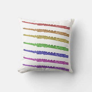 Rainbow Flutes Kissen