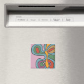 Rainbow Flutterfly Magnet (In Situ (Geschirrspüler))