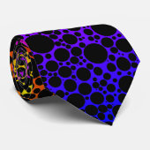 Rainbow Foam Black Krawatte (Gerollt)