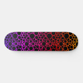 Rainbow Foam Black Skateboard (Horizontal)