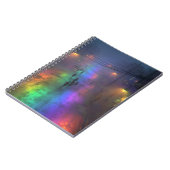 Rainbow Fog City Street Notebook Notizblock (Linke Seite)