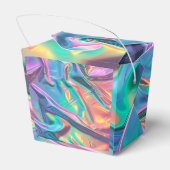 Rainbow Foil Look Geschenkschachtel (Rückseite)