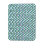 Rainbow Foil ZigZag Muster Magnet (Vertikal)