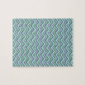 Rainbow Foil ZigZag Muster Puzzle (Horizontal)