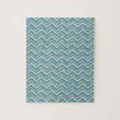 Rainbow Foil ZigZag Muster Puzzle (Vertikal)